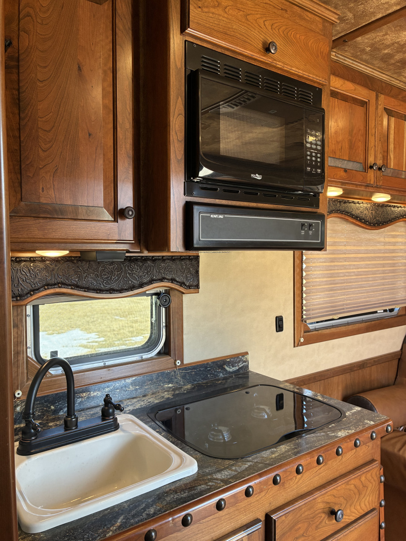 Used 2016 4-Star 3H 11' Trail Boss Conversions LQ Horse Trailer