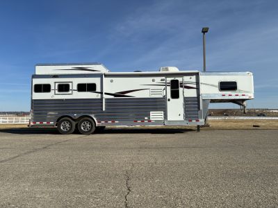 Used 2016 4-Star 3H 11' Trail Boss Conversions LQ Horse Trailer