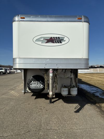 Used 2016 4-Star 3H 11' Trail Boss Conversions LQ Horse Trailer