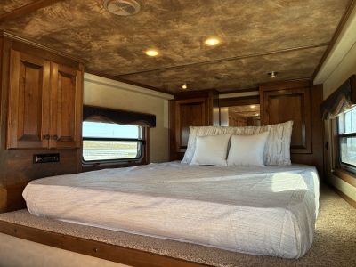 Used 2016 4-Star 3H 11' Trail Boss Conversions LQ Horse Trailer