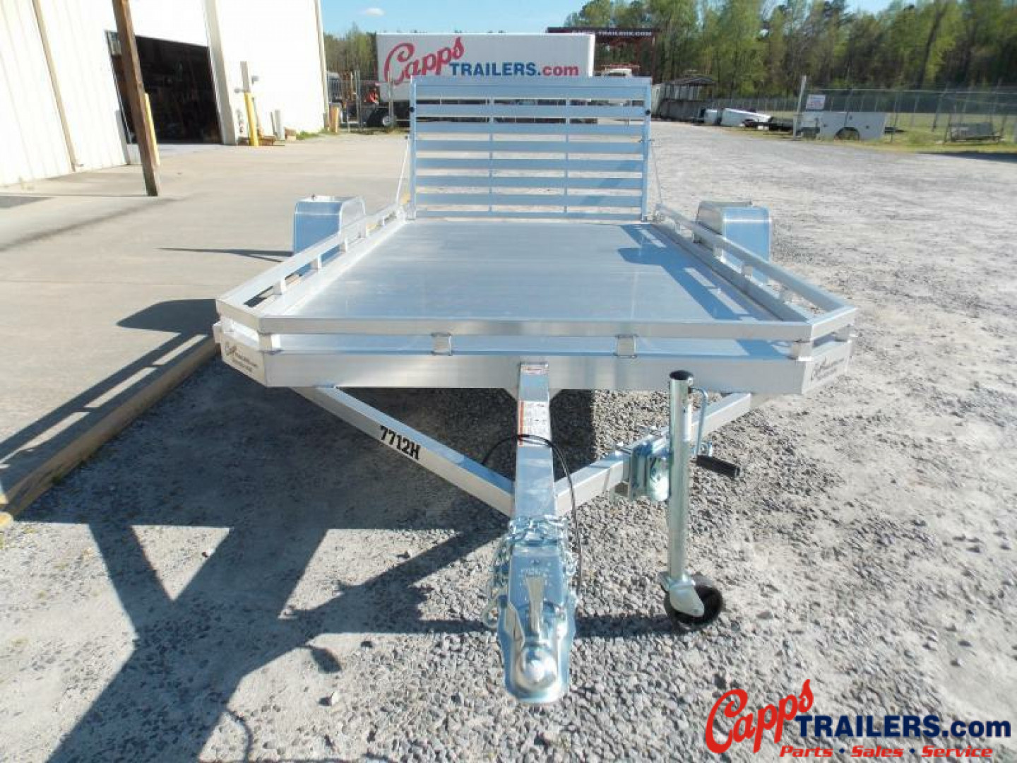 New 2027 Aluma AL 7712H-S-TG Utility Trailer