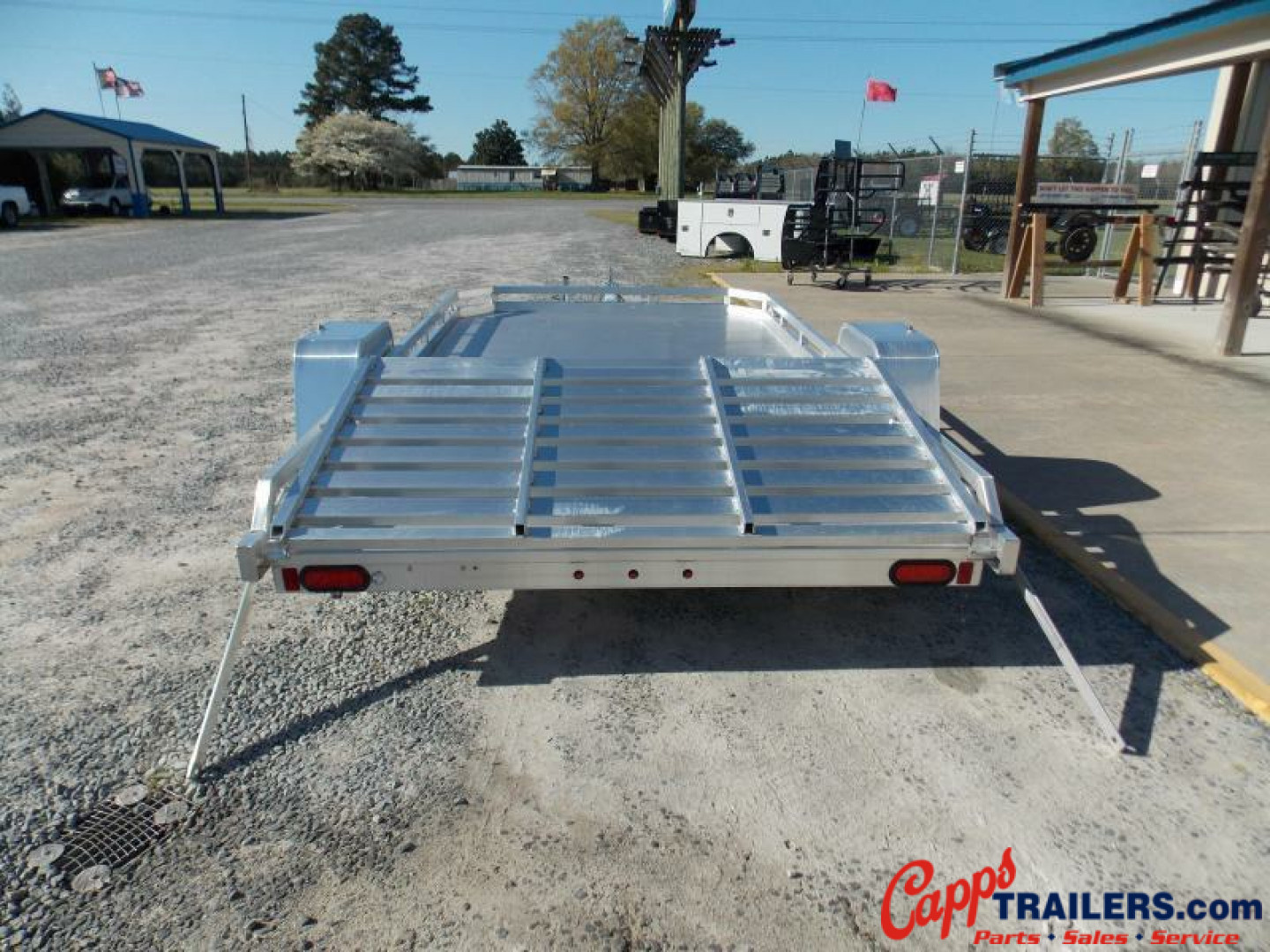 New 2027 Aluma AL 7712H-S-TG Utility Trailer