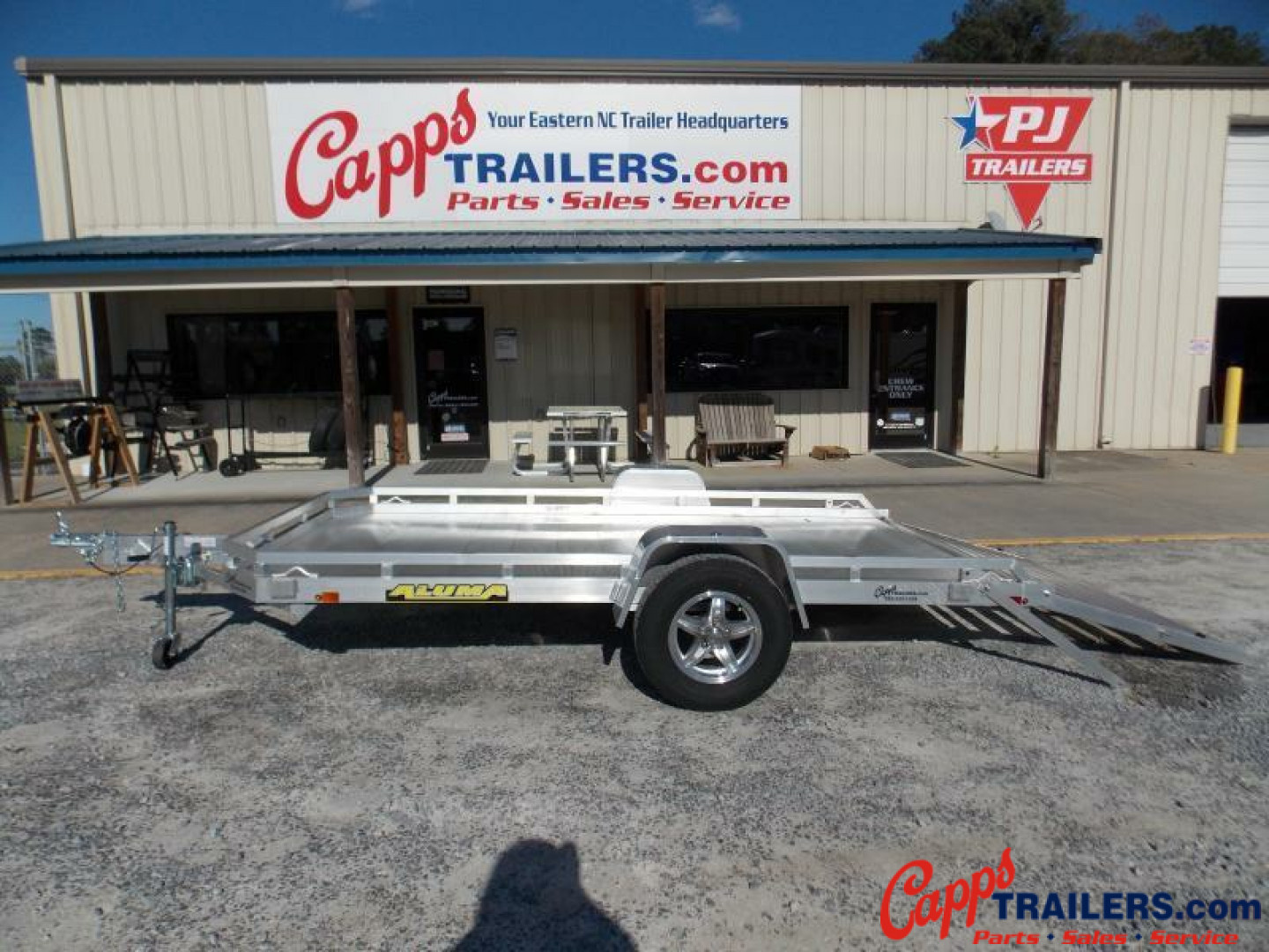 New 2027 Aluma AL 7712H-S-TG Utility Trailer