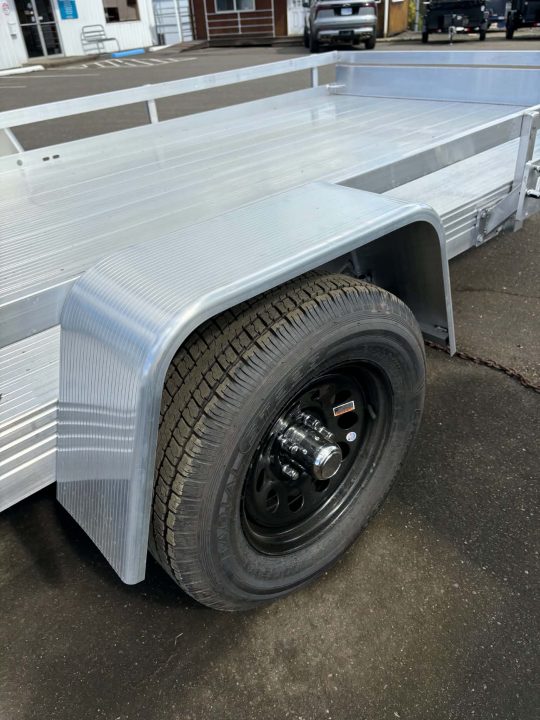 New SALE! UTILITY TRAILER 2026 Bear Track ALUMINUM 80" X 14' SINGLE AXLE 2990 GVWR RAMP