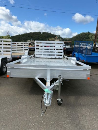 New SALE! UTILITY TRAILER 2026 Bear Track ALUMINUM 80" X 14' SINGLE AXLE 2990 GVWR RAMP