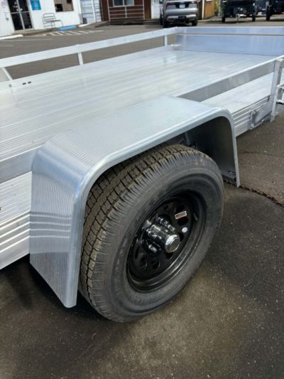 New SALE! UTILITY TRAILER 2026 Bear Track ALUMINUM 80" X 14' SINGLE AXLE 2990 GVWR RAMP