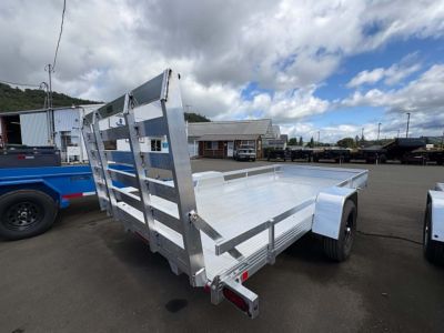 New SALE! UTILITY TRAILER 2026 Bear Track ALUMINUM 80" X 14' SINGLE AXLE 2990 GVWR RAMP