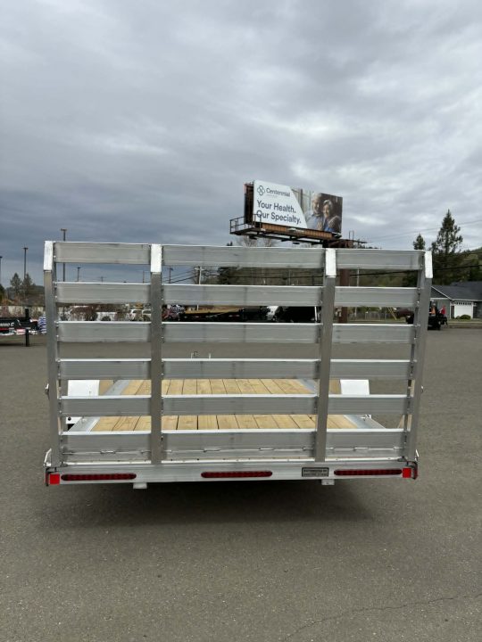 New SALE! UTILITY TRAILER 2026 Bear Track ALUMINUM 80" x 14' WOOD DECK RAMP NO RAILS
