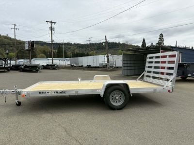 New SALE! UTILITY TRAILER 2026 Bear Track ALUMINUM 80  x 14' WOOD DECK RAMP NO RAILS