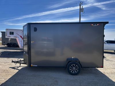 New 2026 H&H Trailers 6X12 7' INTERIOR BLACK-OUT RAMP DOOR Cargo / Enclosed Trailer
