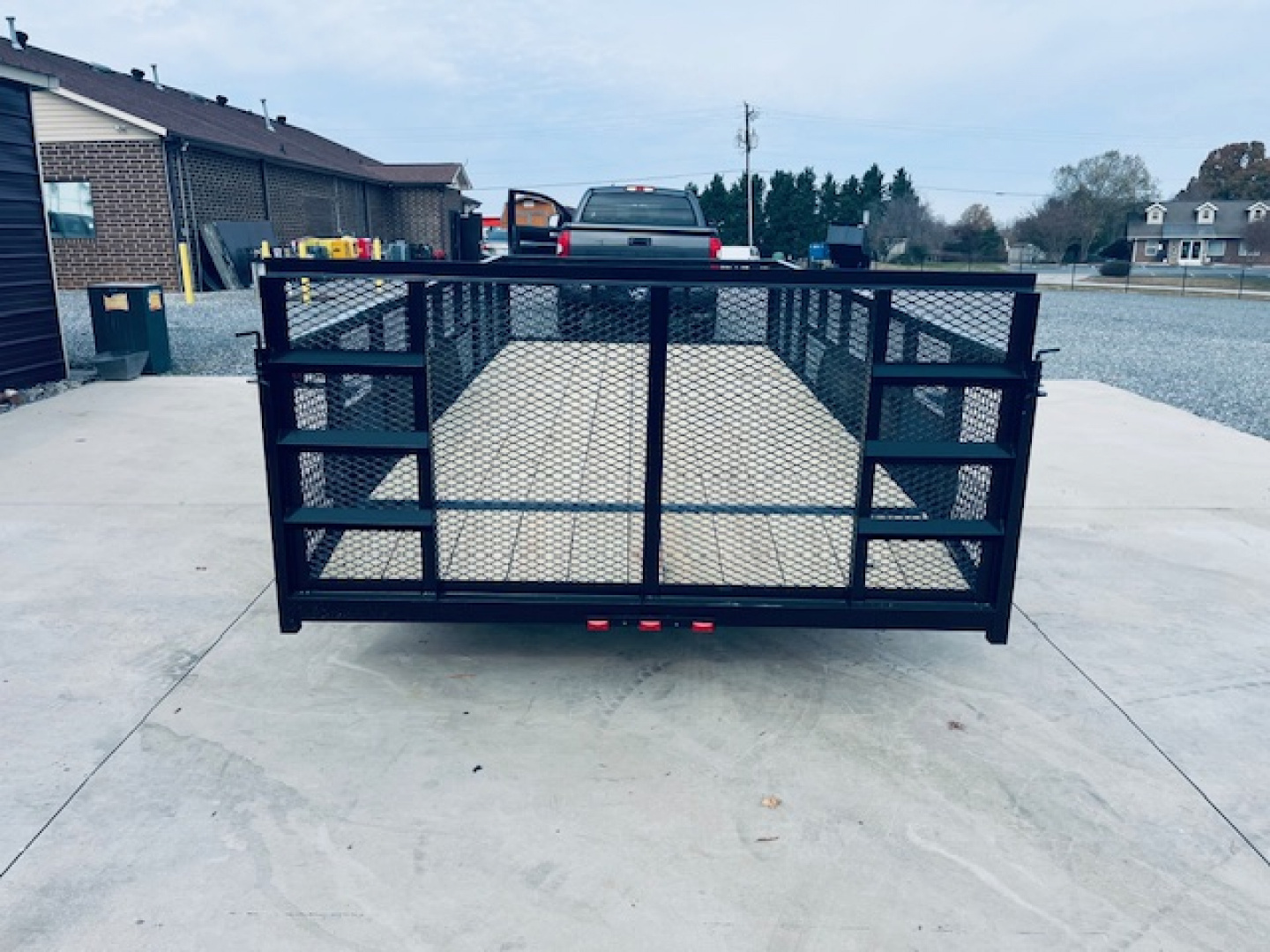 New 2026 Nolan 7X16 Landscape Utility Trailer w/2ft Mesh 7K