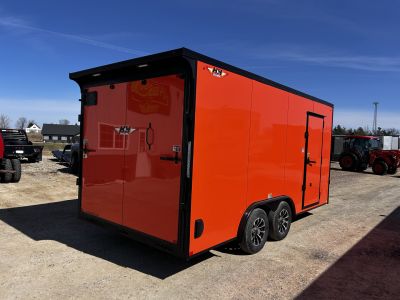 New 2026 H&H Trailers 8X16 7' INTERIOR LOADED WITH OPTIONS 7K GVWR Cargo / Enclosed Trailer