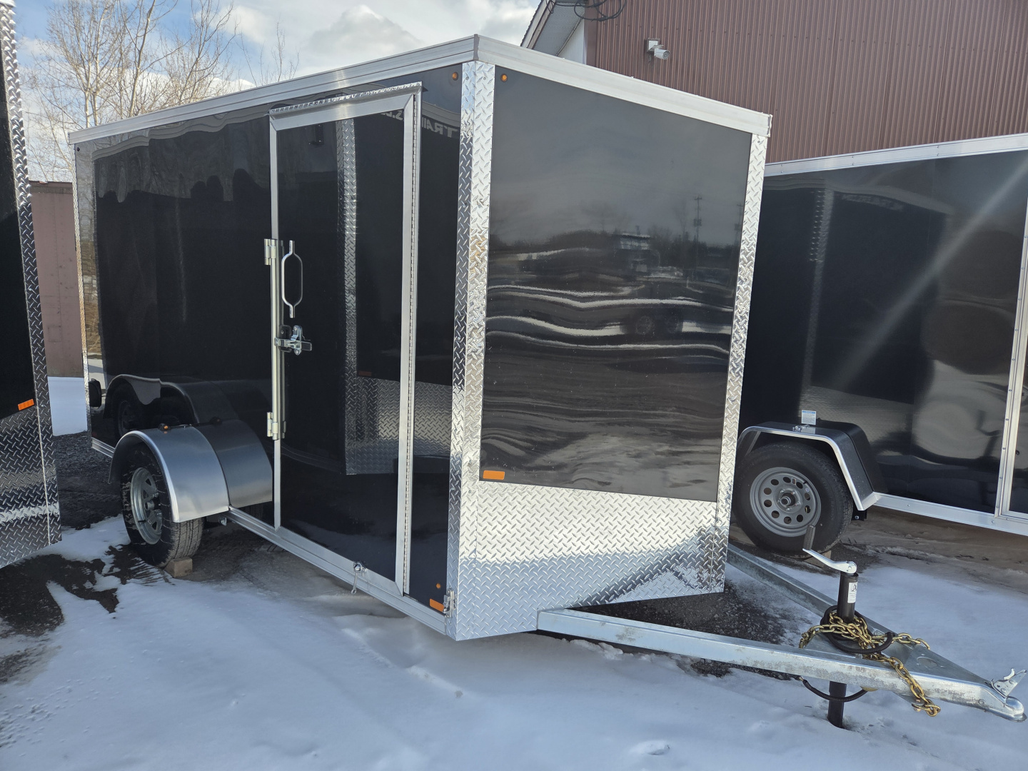 New 2027 ML Trailers Galvanized 6'x12' Cargo / Enclosed Trailer