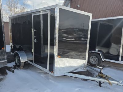New 2027 ML Trailers Galvanized 6'x12' Cargo / Enclosed Trailer