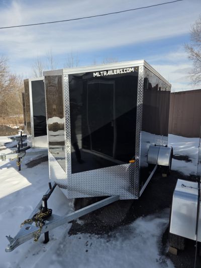 New 2027 ML Trailers Galvanized 6'x12' Cargo / Enclosed Trailer