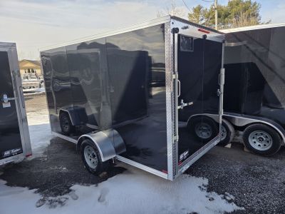 New 2027 ML Trailers Galvanized 6'x12' Cargo / Enclosed Trailer