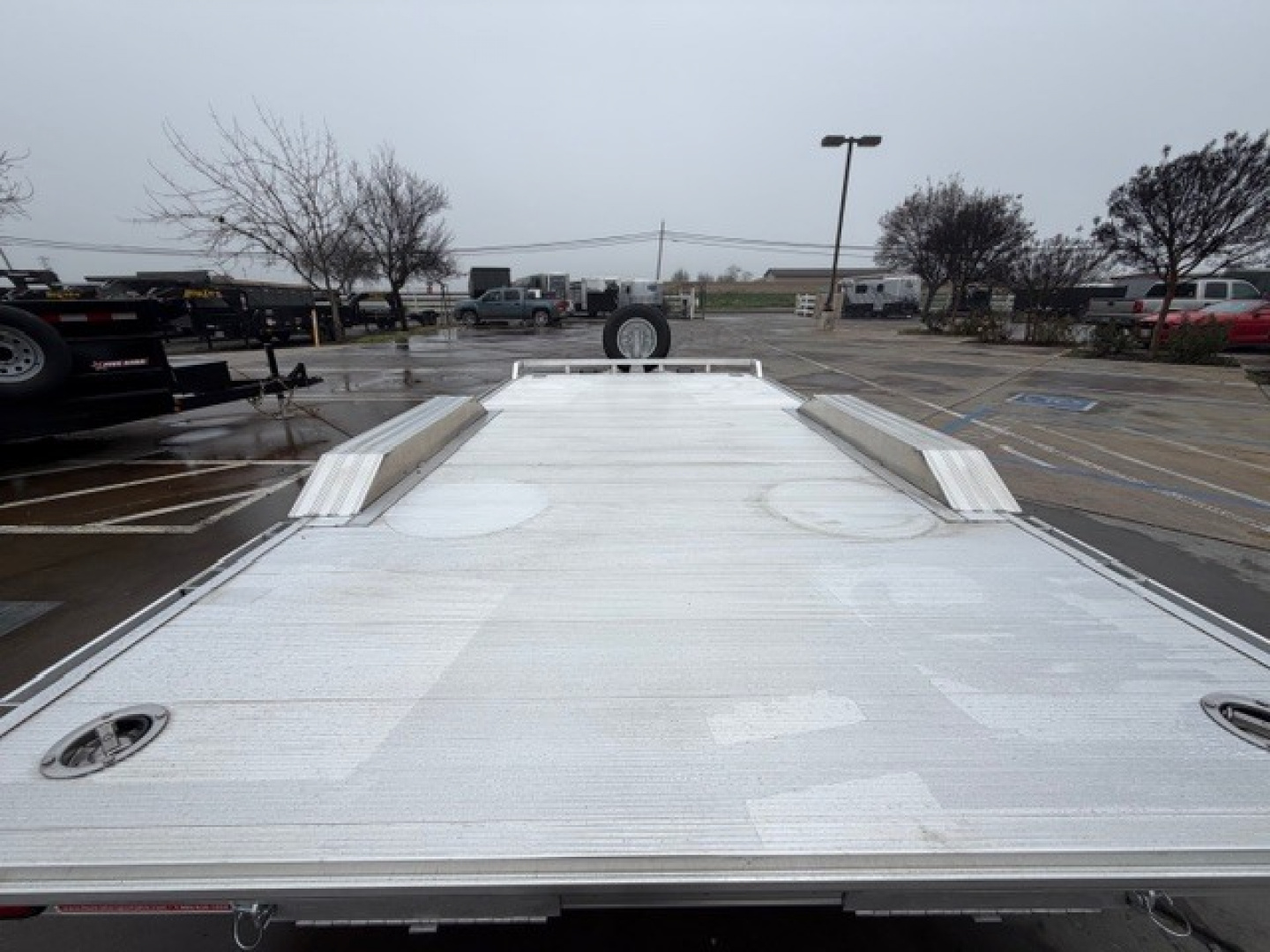 New 2026 Aluma WB16H-TA-EL-DOF-R-RR 8FT X 16FT 990 GVW Utility Trailer