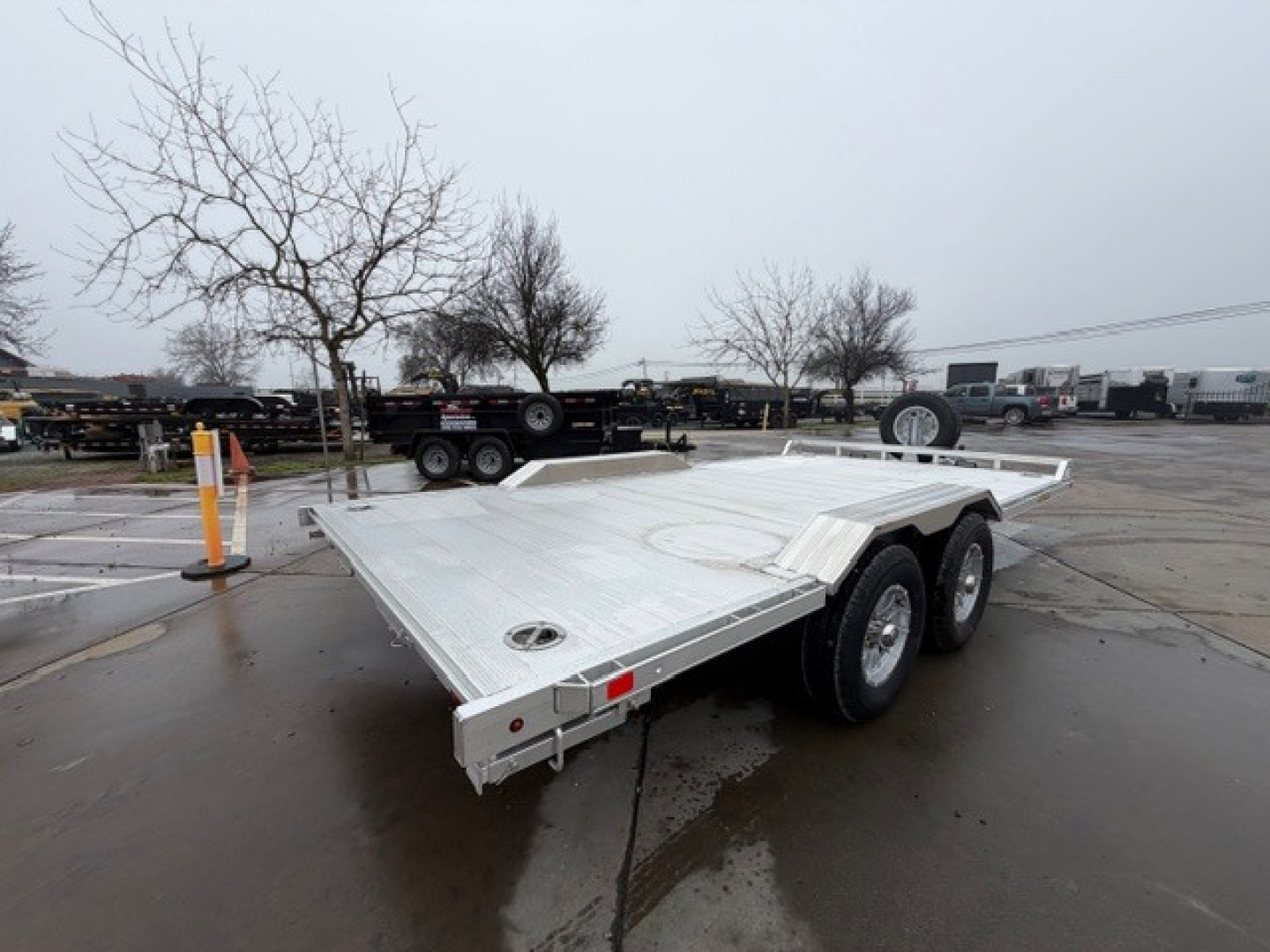 New 2026 Aluma WB16H-TA-EL-DOF-R-RR 8FT X 16FT 990 GVW Utility Trailer