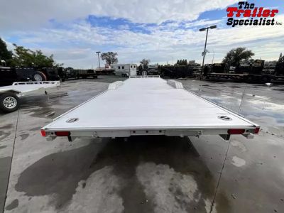 New 2026 Aluma WB28H-TA-EL-DOF-R-RR 8FT X 28FT 9990 GVW Equipment Trailer