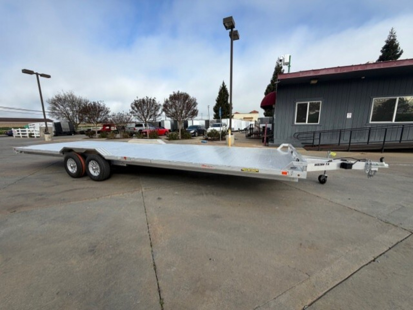 New 2027 Aluma WB28H-TA-EL-DOF-R-RR 8FT X 28FT 9990 GVW Utility Trailer