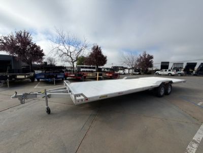 New 2027 Aluma WB28H-TA-EL-DOF-R-RR 8FT X 28FT 9990 GVW Utility Trailer