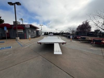 New 2027 Aluma WB28H-TA-EL-DOF-R-RR 8FT X 28FT 9990 GVW Utility Trailer