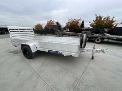 New 2025 Aluma 6812H-ESA-S-TG 5.5FT X 12FT 2990 GVW Utility Trailer