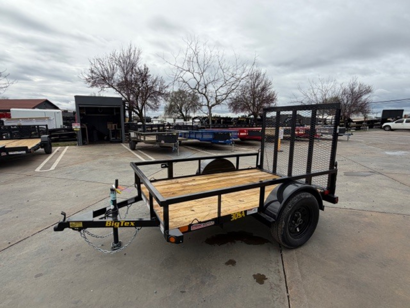 New 2026 Big Tex Trailers 30SA-08R1A-4P 5FT X 8FT 2995 GVW Utility Trailer