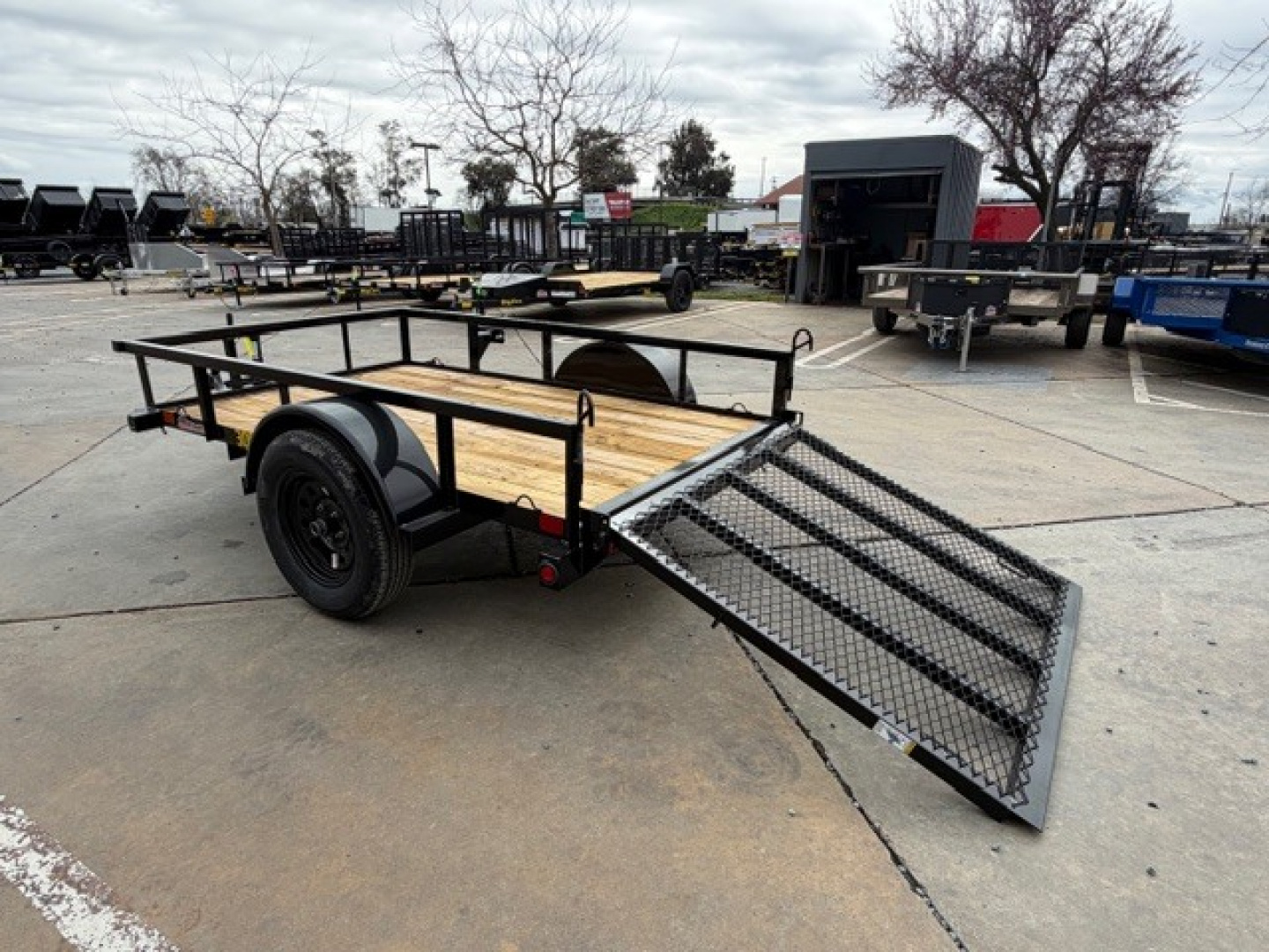 New 2026 Big Tex Trailers 30SA-08R1A-4P 5FT X 8FT 2995 GVW Utility Trailer