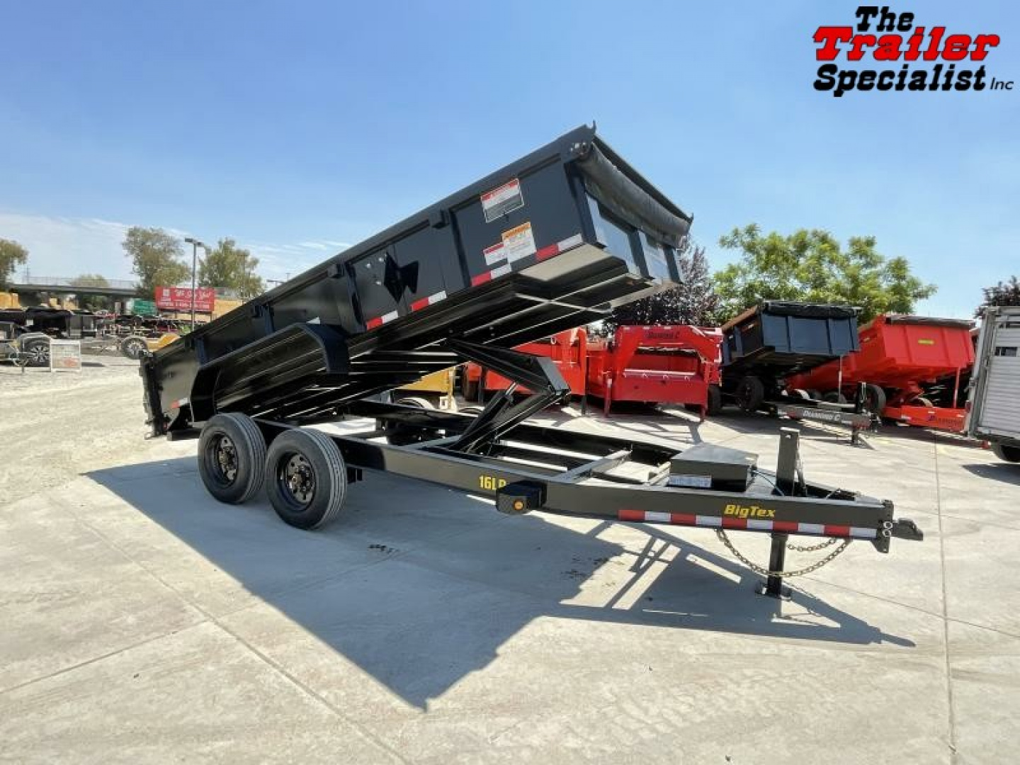 New 2026 Big Tex Trailers 16LP-16-6SIR 7FT X 16FT 17.5K GVW Dump Trailer