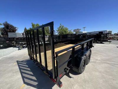 New 2026 Big Tex Trailers 70TV-12-2B 7FT X 12FT 7K GVW Utility Trailer