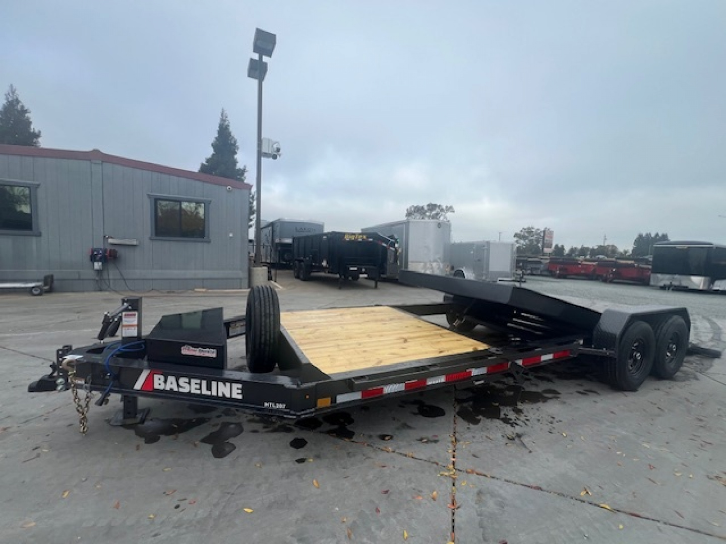 New 2026 Baseline HTL207L22X82 7FT  X 22FT 14K GVW Tilt Trailer