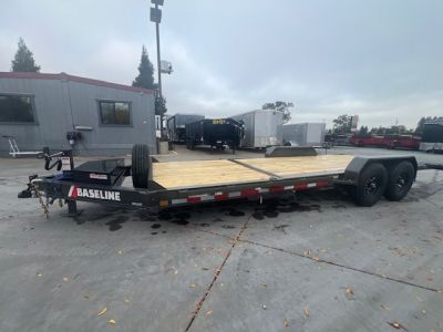 New 2026 Baseline HTL207L22X82 7FT  X 22FT 14K GVW Tilt Trailer