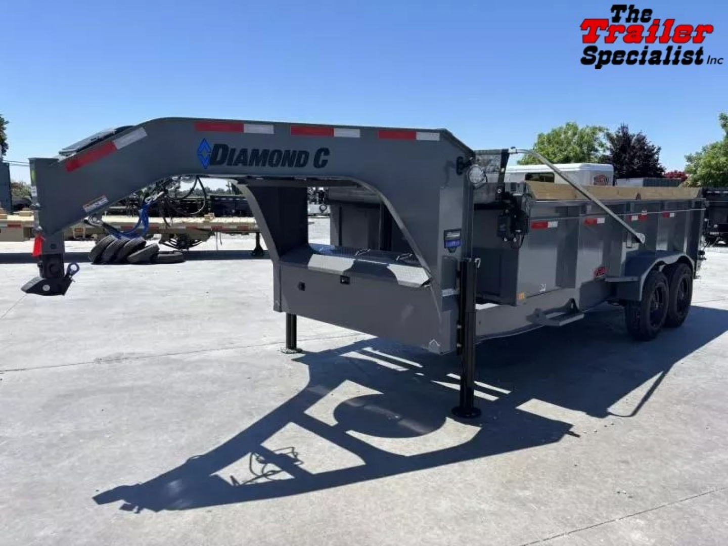 New 2025 Diamond C Trailers LPT210L16X82GN P3 7FT X 16FT 23K GVW Dump Trailer Gooseneck