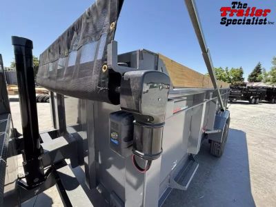 New 2025 Diamond C Trailers LPT210L16X82GN P3 7FT X 16FT 23K GVW Dump Trailer Gooseneck