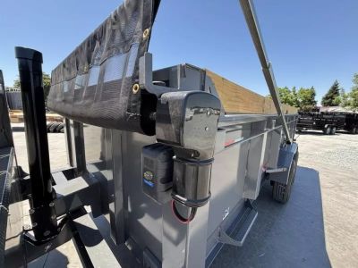 New 2025 Diamond C Trailers LPT210L16X82GN P3 7FT X 16FT 23K GVW Dump Trailer Gooseneck