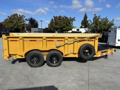 New 2026 Diamond C Trailers LPT207L14X82 P3 7FT X 14 FT 14.9KGVW Dump Trailer