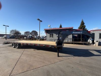 New 2026 Diamond C Trailers FMAX207L30X102MR 8.5FT X 30FT 15.5K GVW Equipment Trailer