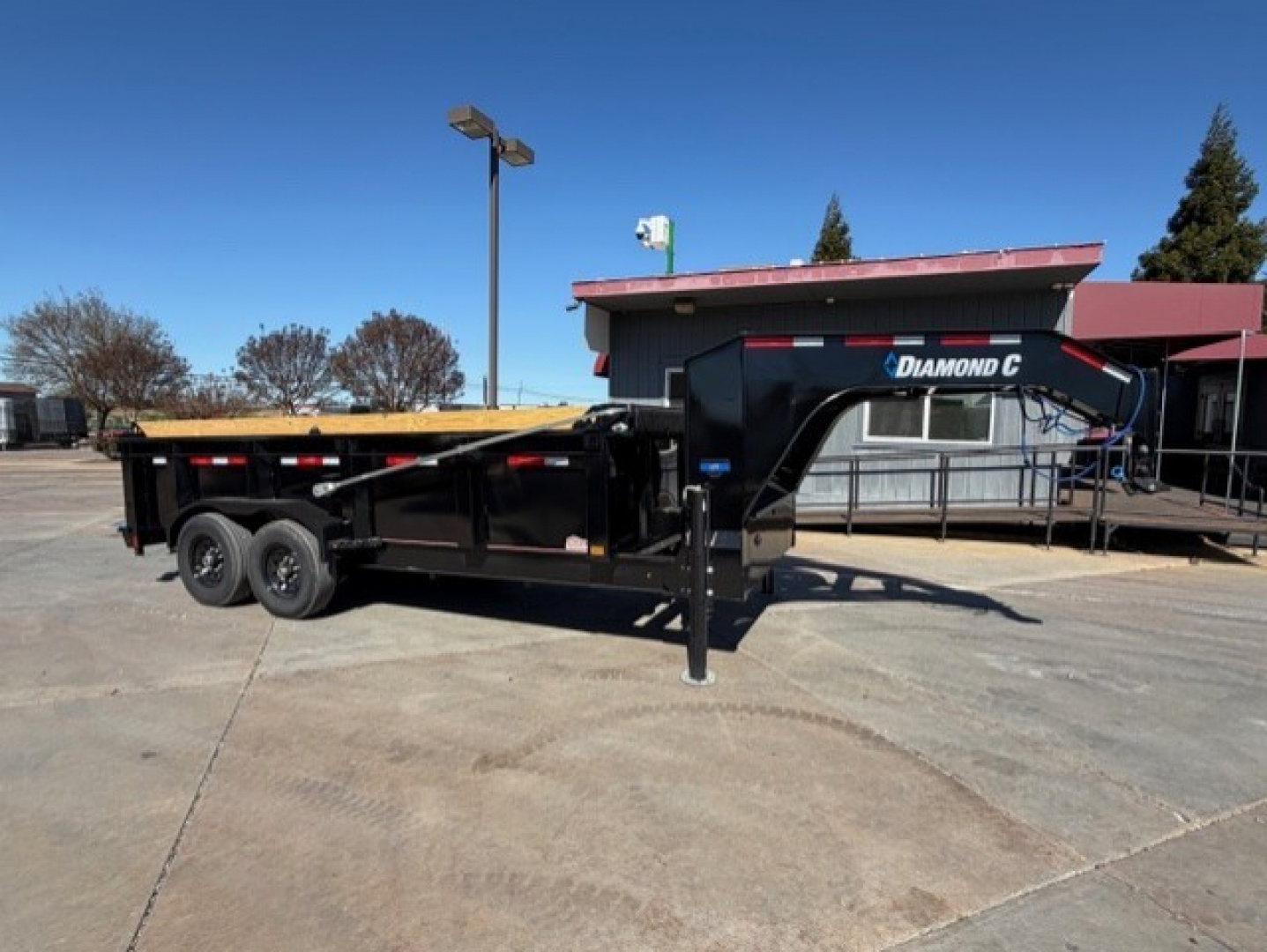 New 2026 Diamond C Trailers LPT20716X82GN P3 7FT X 16FT 15.5K GVW Gooseneck Dump Trailer