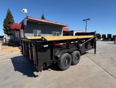 New 2026 Diamond C Trailers LPT20716X82GN P3 7FT X 16FT 15.5K GVW Gooseneck Dump Trailer