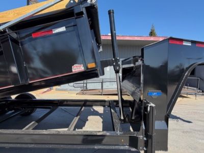 New 2026 Diamond C Trailers LPT20716X82GN P3 7FT X 16FT 15.5K GVW Gooseneck Dump Trailer