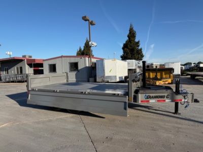 New 2026 Diamond C Trailers DOD207L14X96 8FT X 14FT 14.9K GVW Dump Trailer