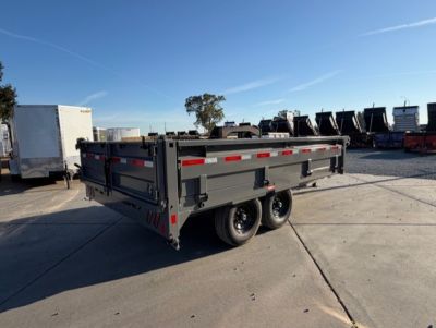 New 2026 Diamond C Trailers DOD207L14X96 8FT X 14FT 14.9K GVW Dump Trailer