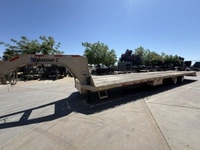 New 2024 Diamond C Trailers FMAX216L40X102MR 8.5FT X 40FT 40K GVW Equipment Trailer