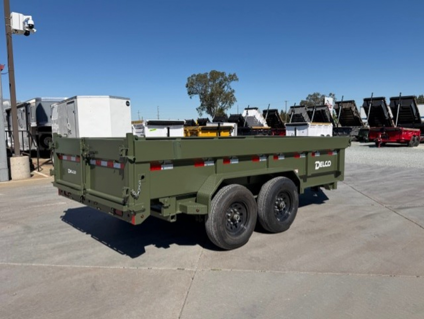 New 2026 Delco Trailers D314 7FT X 14FT 14K GVW Dump Trailer