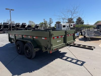 New 2026 Delco Trailers D314 7FT X 14FT 14K GVW Dump Trailer