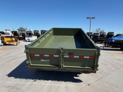 New 2026 Delco Trailers D314 7FT X 14FT 14K GVW Dump Trailer