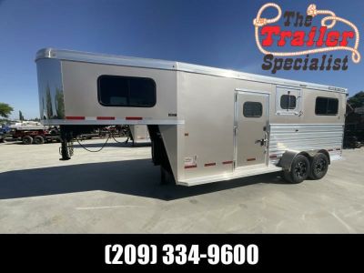 New 2025 Logan Coach RIOT2+1GN STR RIOT 2+1 GN STRAIGHT LOAD Horse Trailer Gooseneck