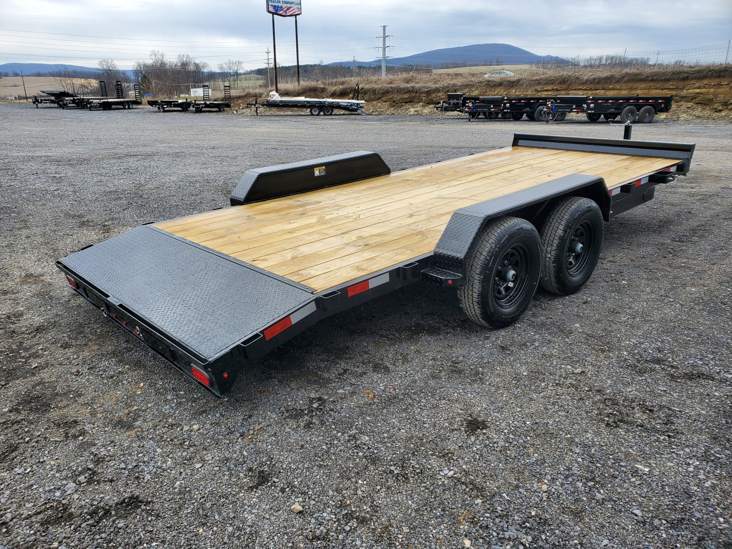 New 2026 H&H Trailers HCH8218 Car Hauler / 82"X18' / 9900 GVWR