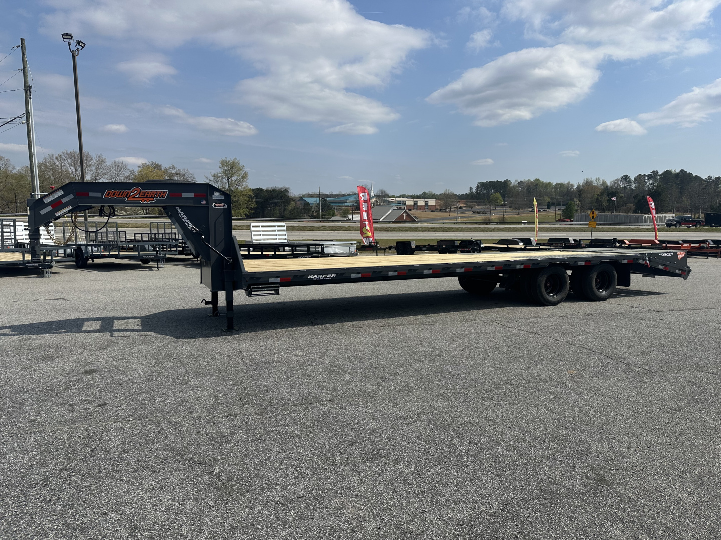 New 2026 DOWN 2 EARTH GOOSENECK 30' 22K DUAL TANDEM EQUIPMENT HAULER